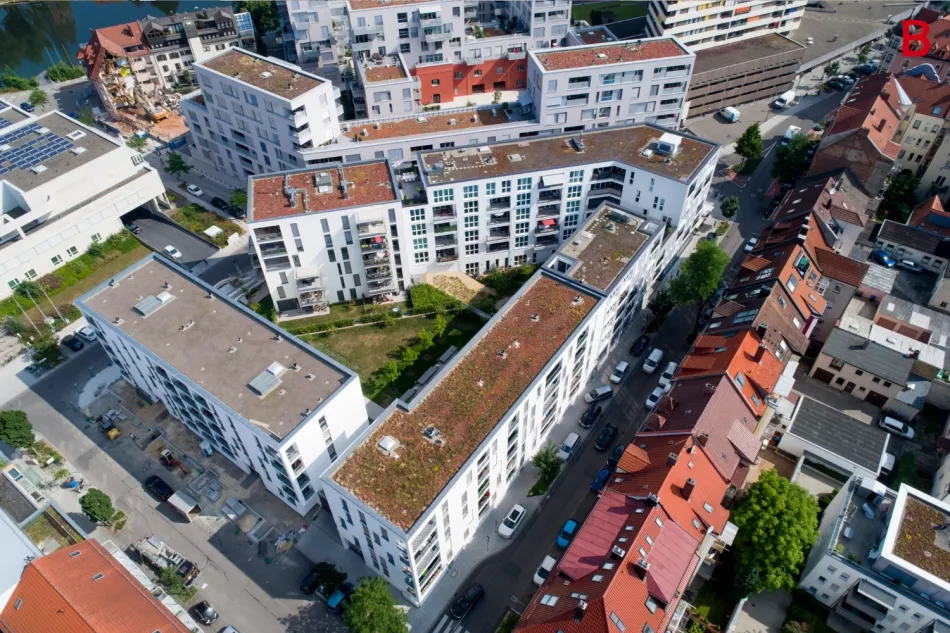 Am Donauufer - im Zentrum der Doppelstadt
